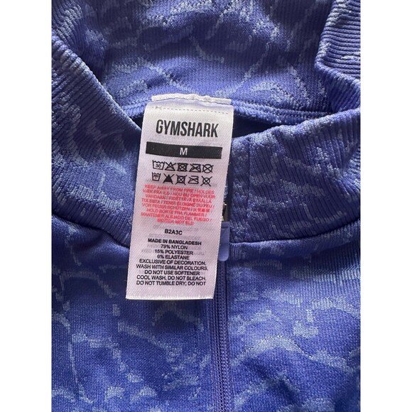 Gymshark Adapt Animal Seamless Crop‎ 1/2 Zip size Medium - Picture 3 of 3